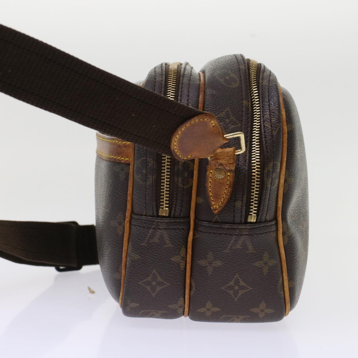 LOUIS VUITTON Monogram Reporter PM Shoulder Bag M45254 LV ki3178
