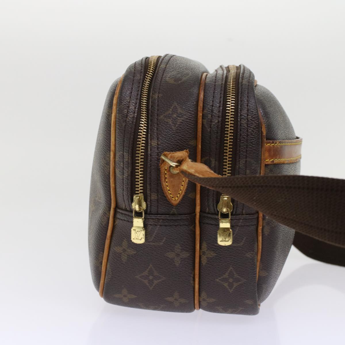 LOUIS VUITTON Monogram Reporter PM Shoulder Bag M45254 LV ki3178