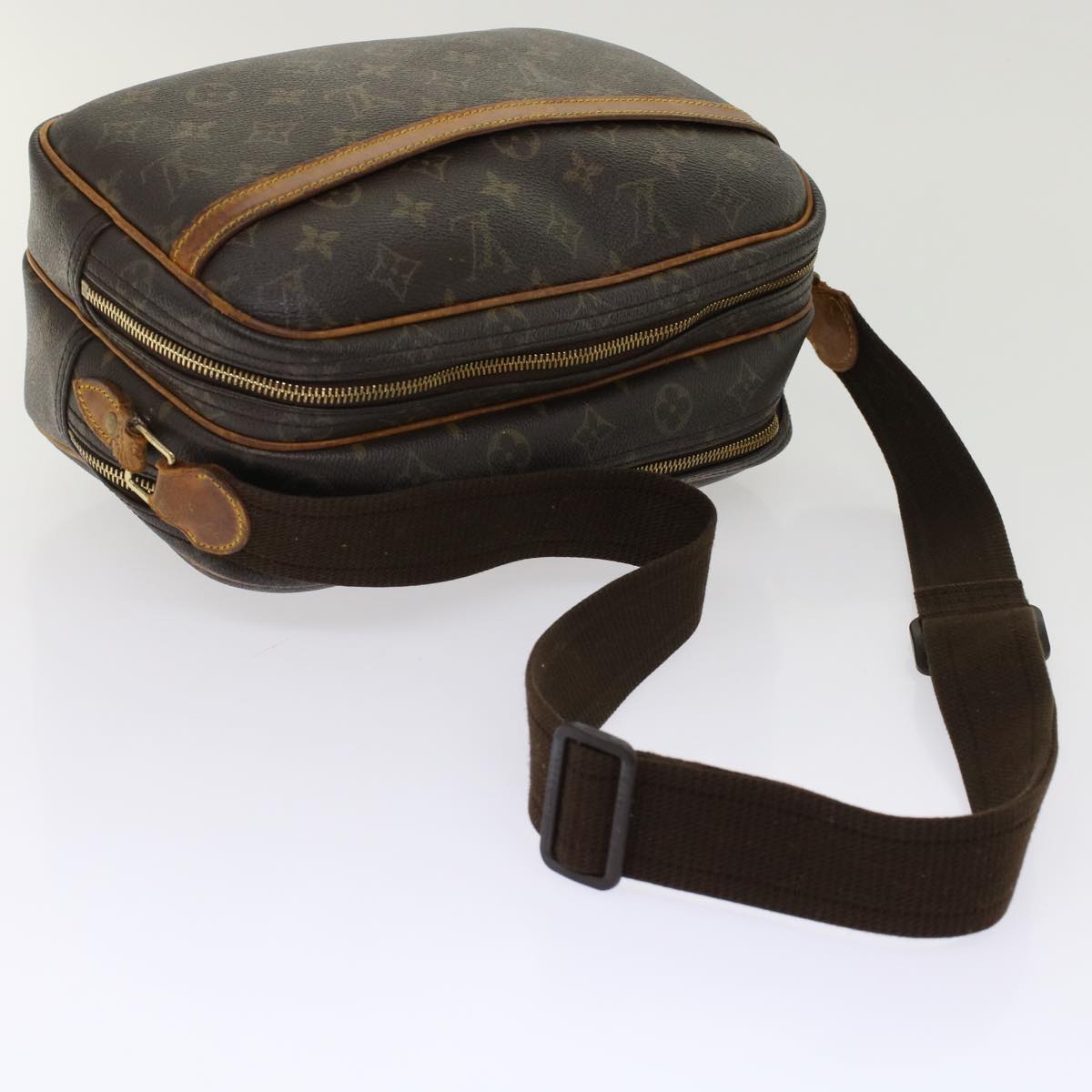 LOUIS VUITTON Monogram Reporter PM Shoulder Bag M45254 LV ki3178