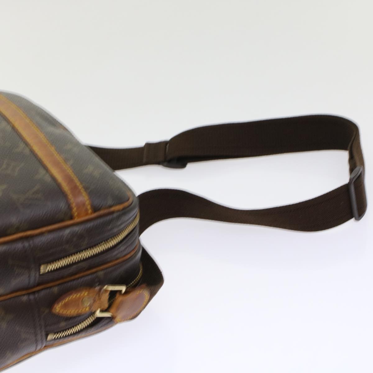 LOUIS VUITTON Monogram Reporter PM Shoulder Bag M45254 LV ki3178
