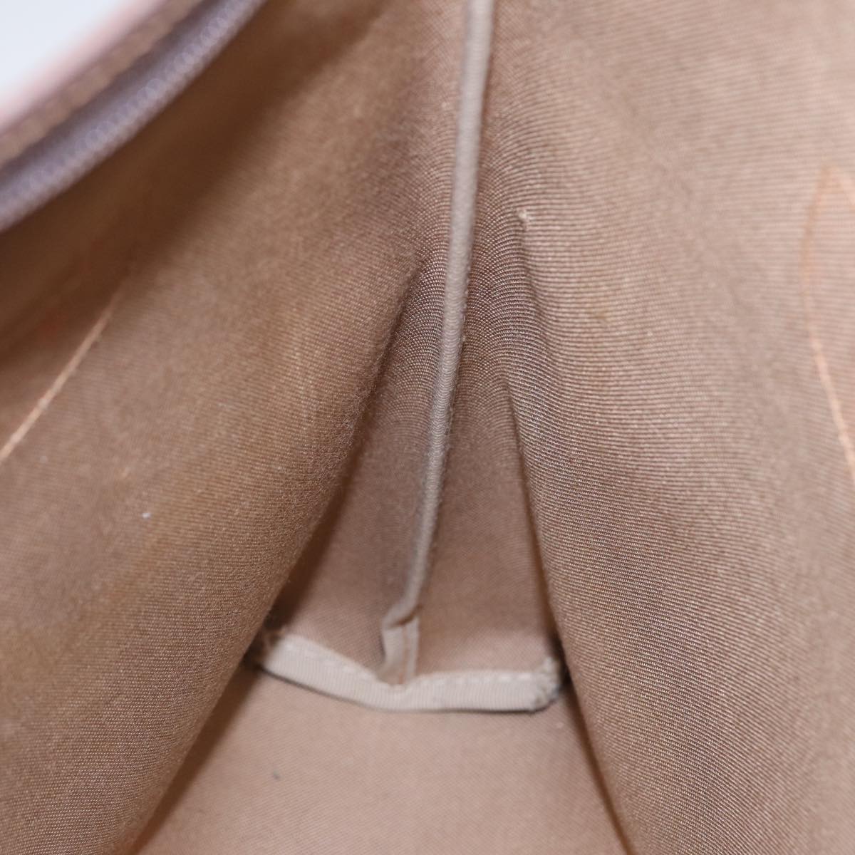 GUCCI GG Supreme Tote Bag PVC Beige Gold 002 615 6130 Auth ki4890