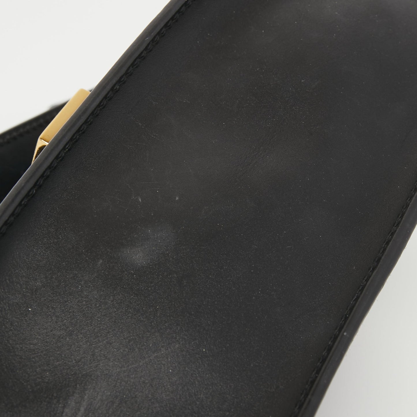 Gucci Black Leather Small Web Sylvie Shoulder Bag