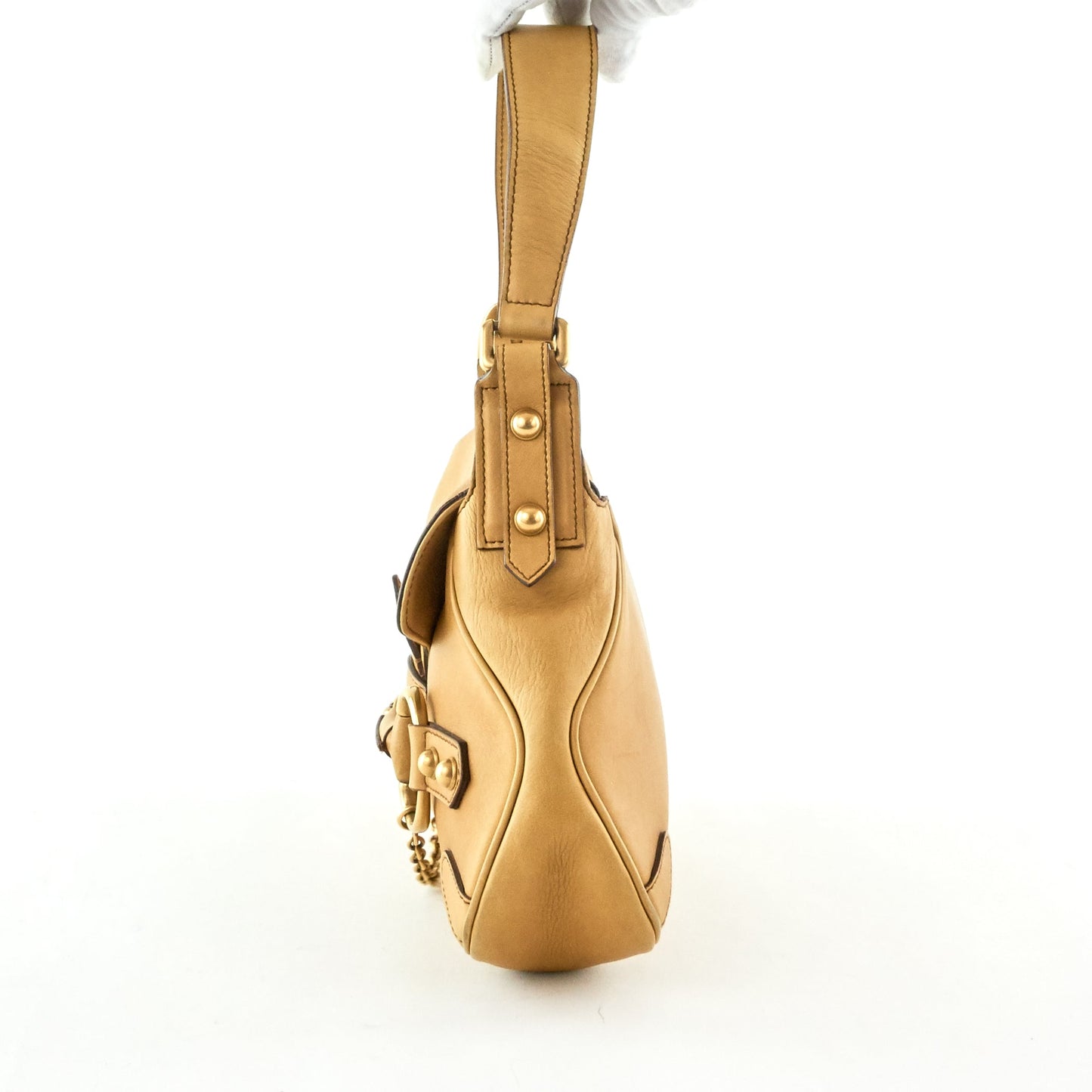 Guccissima Leather Horsebit Bag