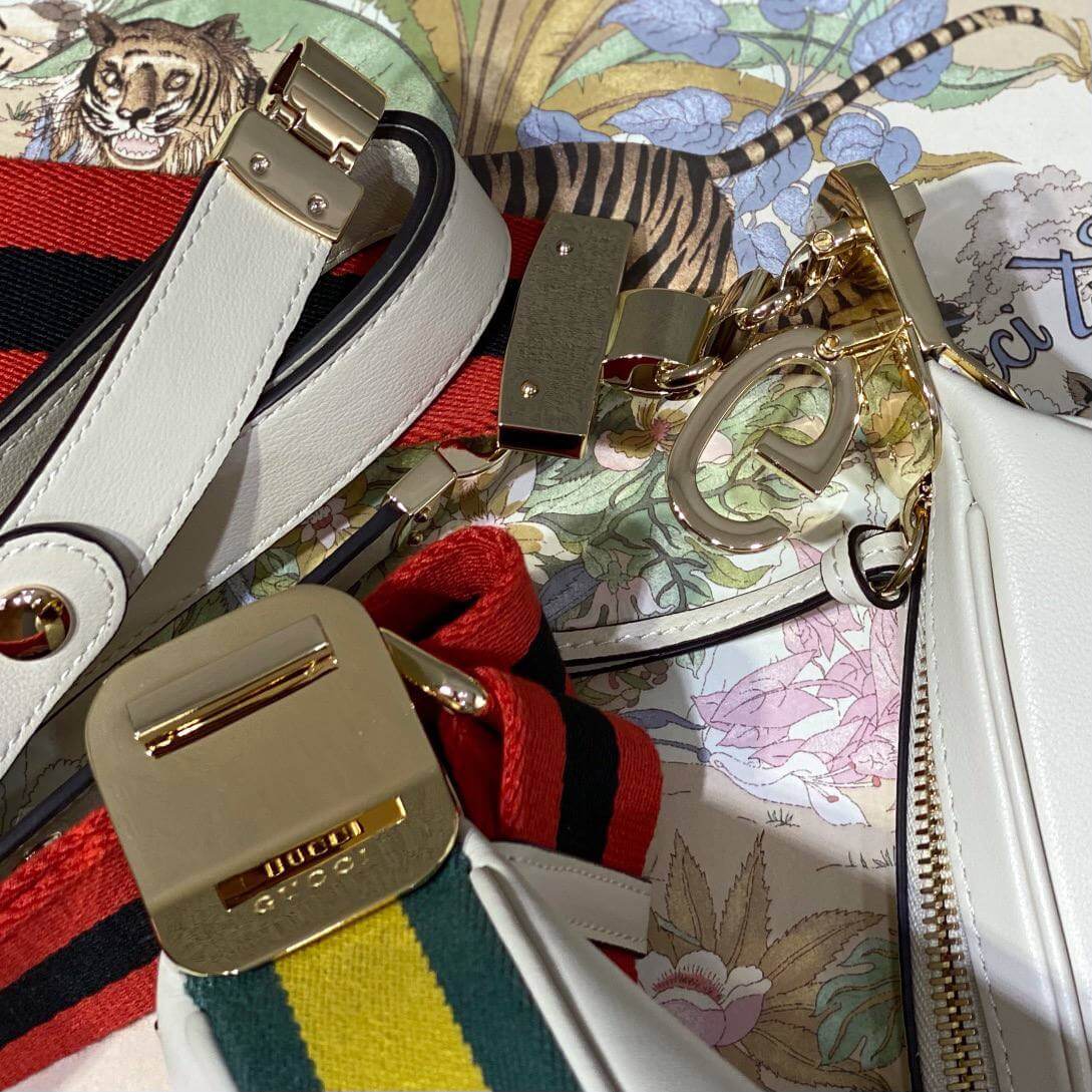 Gucci Attache small shoulder bag White leather