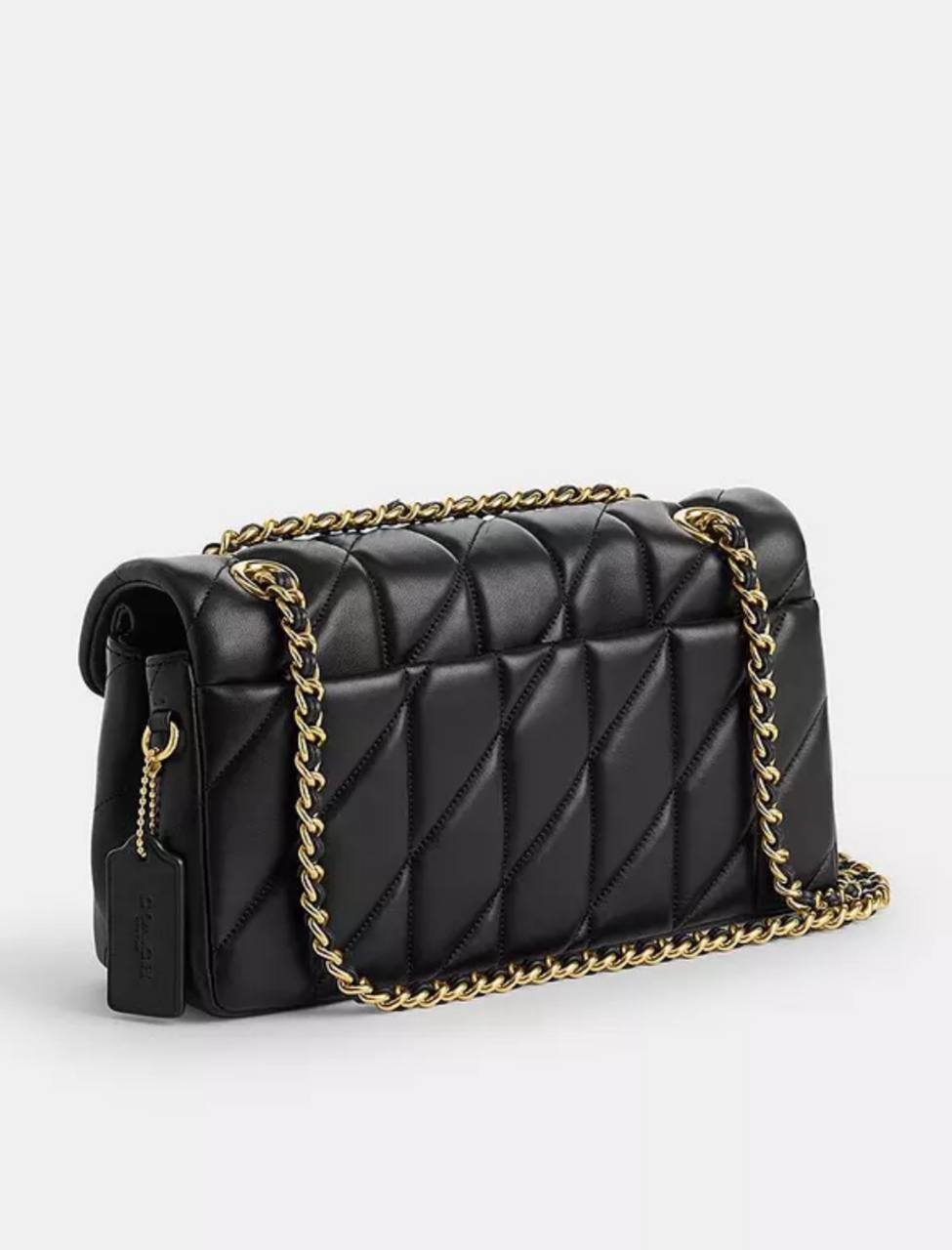 Coach Tabby Quilted Shoulder Bag With Chain