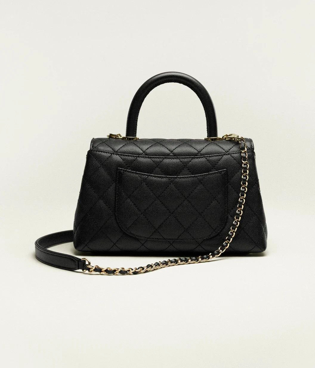 Chanel Caviar Handle Flap Bag