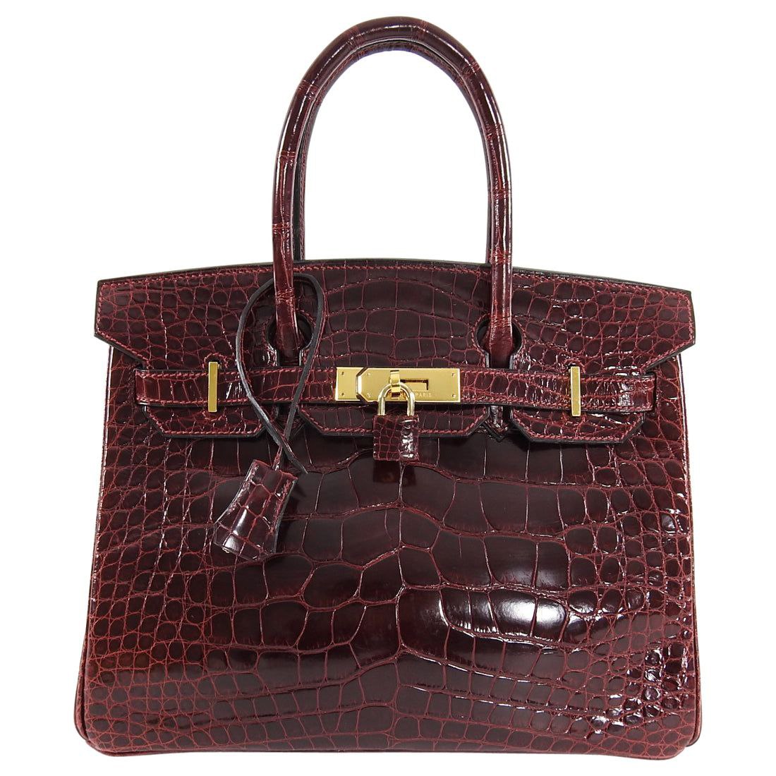 Hermes Bordeaux Alligator Birkin