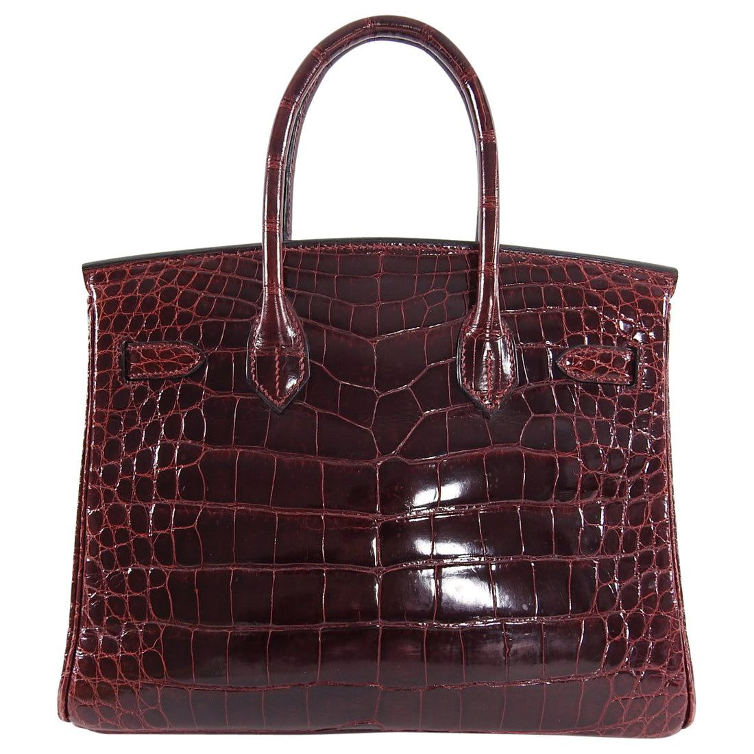 Hermes Bordeaux Alligator Birkin