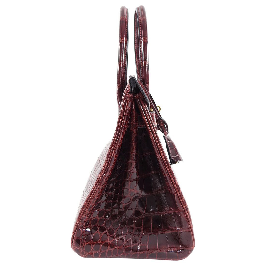 Hermes Bordeaux Alligator Birkin