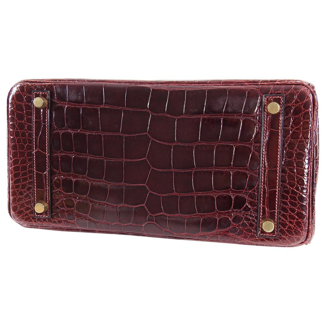 Hermes Bordeaux Alligator Birkin