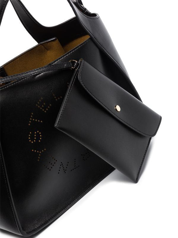 Stella McCartney Stella Logo Grainy Alter Mat Crossbody Bag