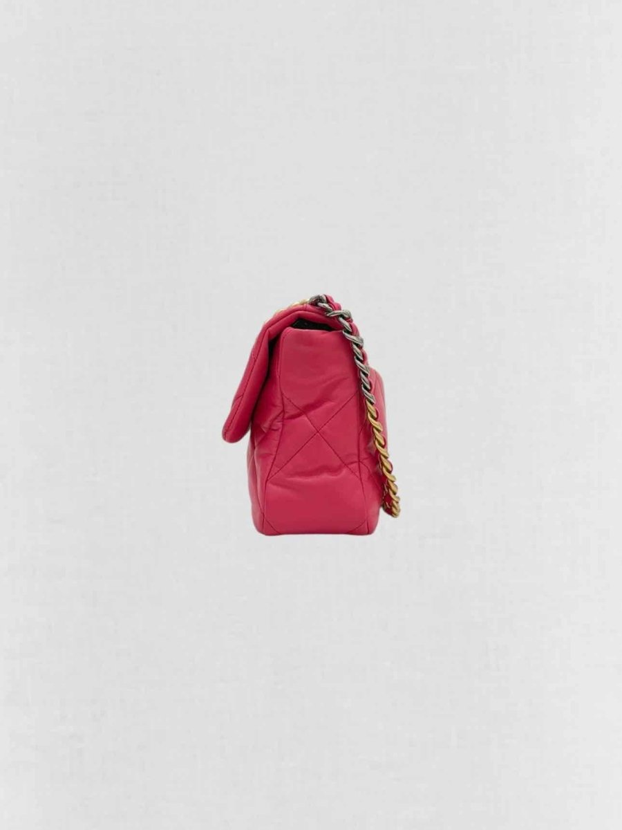 CHANEL 19 Pink Quilted Shoulder Bag
