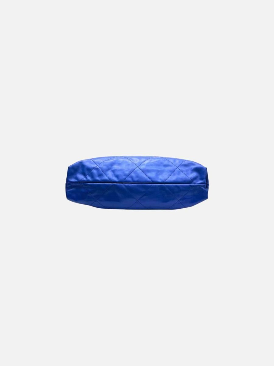 CHANEL 22 Blue Quilted Shoulder Bag