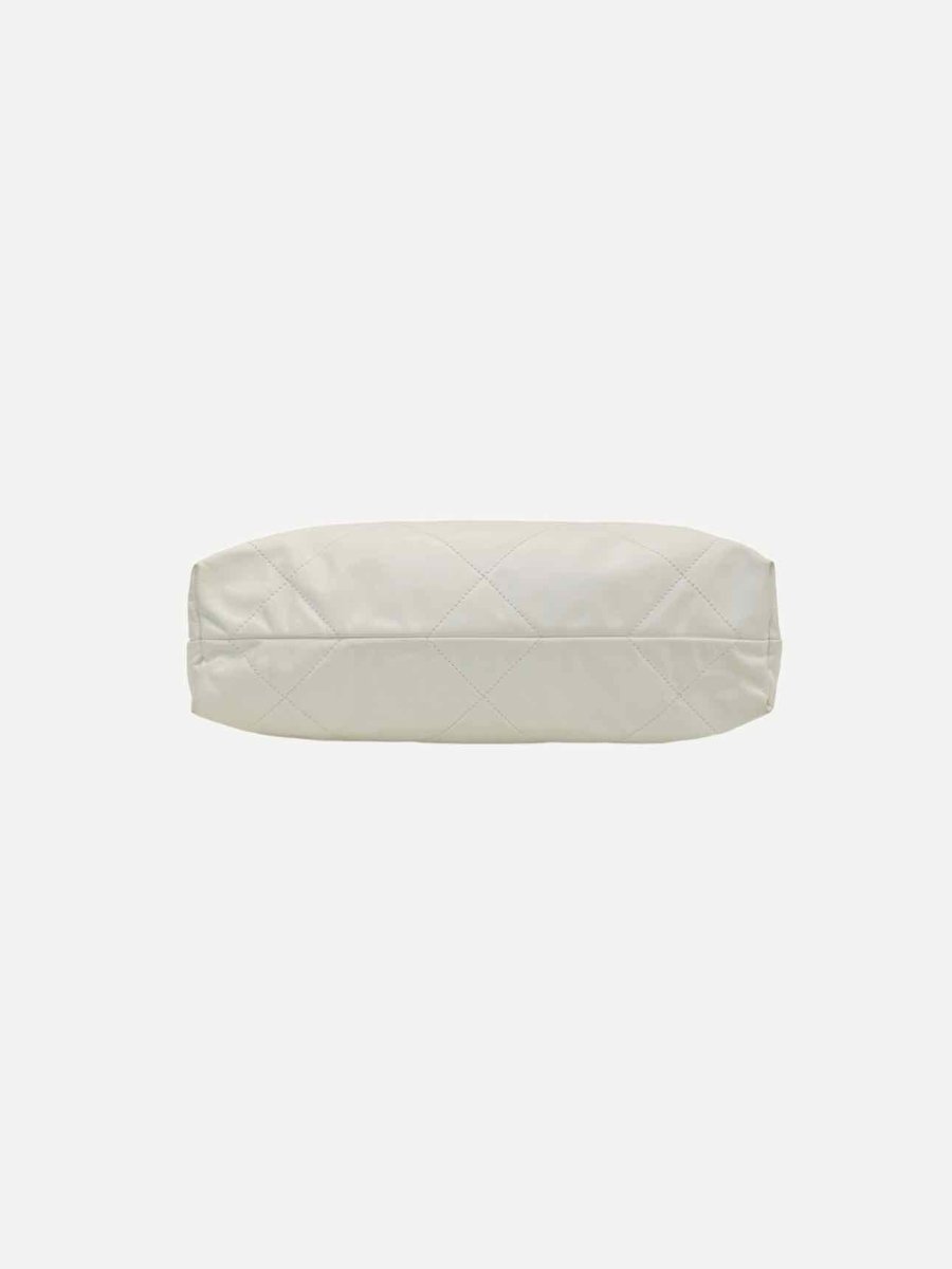 CHANEL 22 White Quilted Shoulder Bag