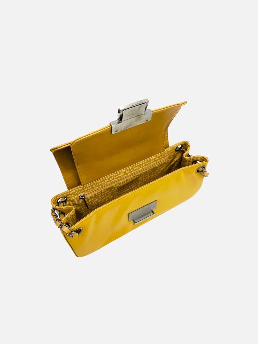 CHANEL East West Flap Beige Shoulder Bag