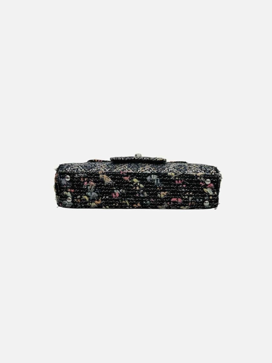 CHANEL Fantasy Tweed Black Multicolor Shoulder Bag