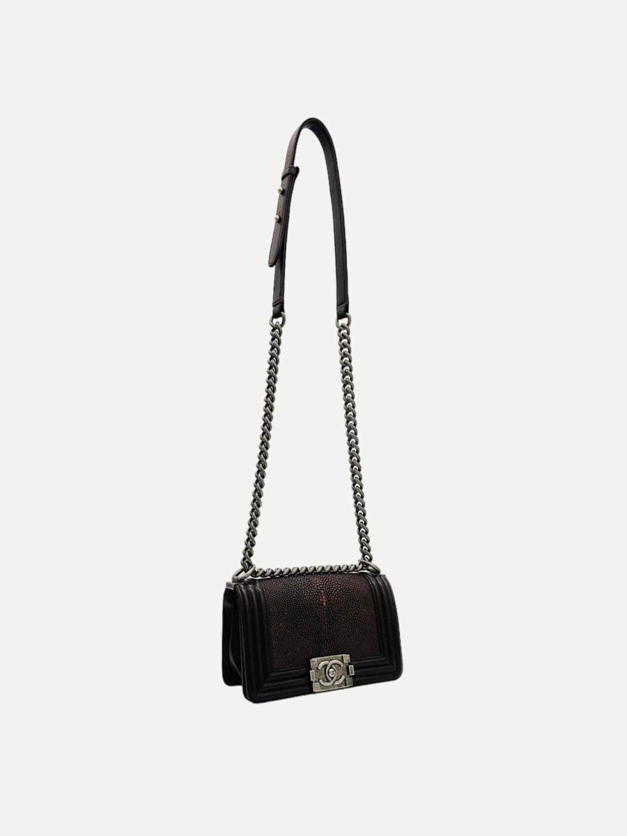 CHANEL Limited Edition Burgundy Shoulder Bag
