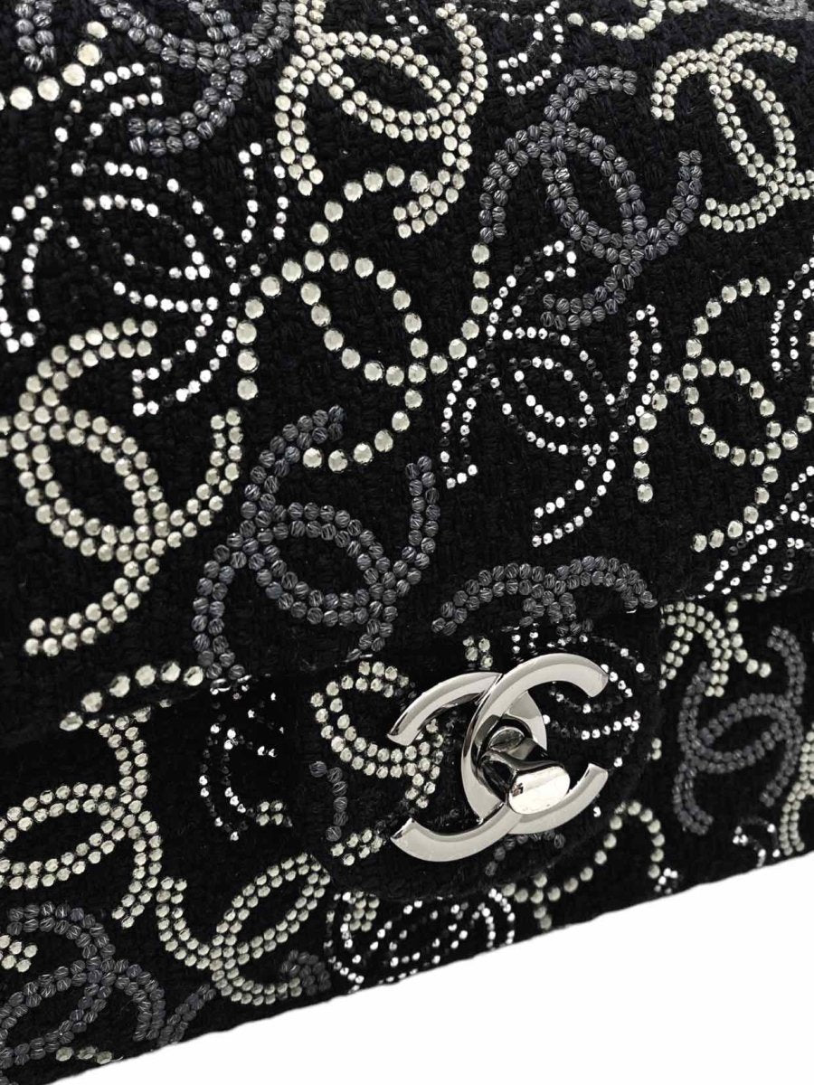 CHANEL Paris-Shanghai Pudong Flap Black Shoulder Bag