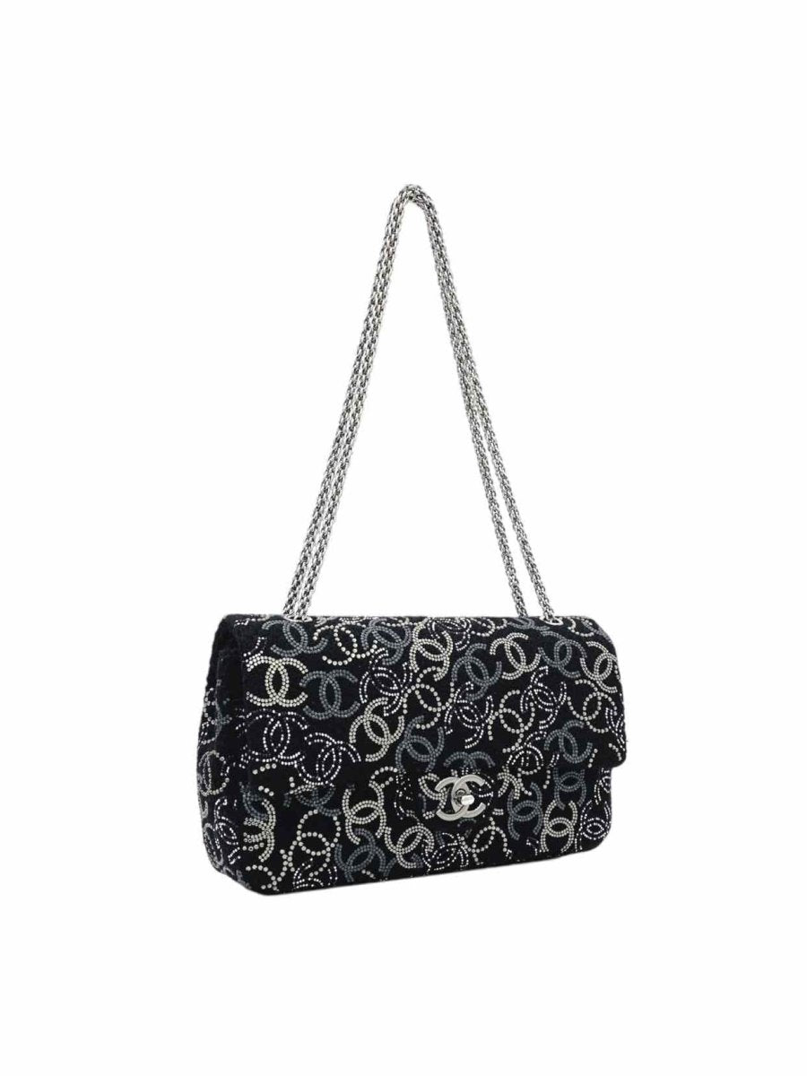 CHANEL Paris-Shanghai Pudong Flap Black Shoulder Bag