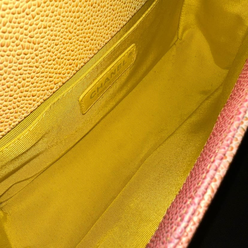 Chanel Leboy Multicolor Quilted Leather Shoulder Bag Medium