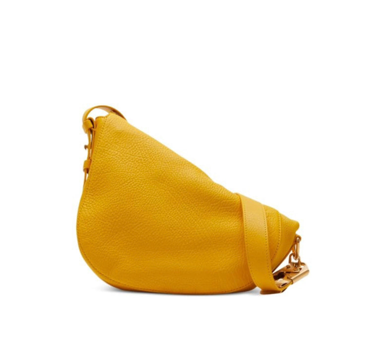 Burberry LLSM Knight Bag in Yellow Leather Crossbody