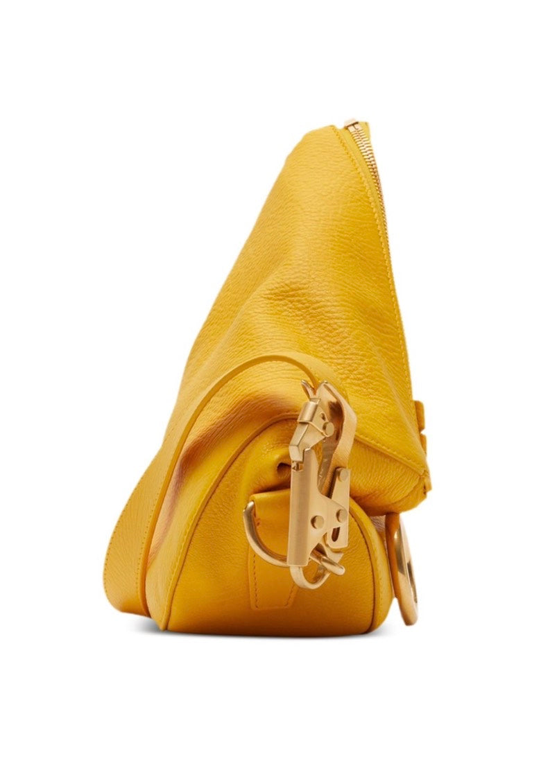 Burberry LLSM Knight Bag in Yellow Leather Crossbody