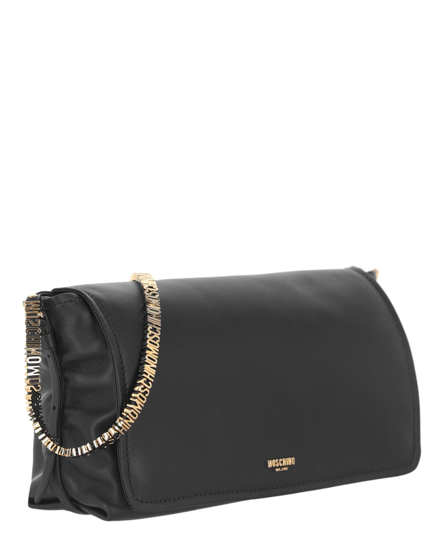 Moschino Logo-Lettering Crossbody Bag Womens 7551-8002-1555