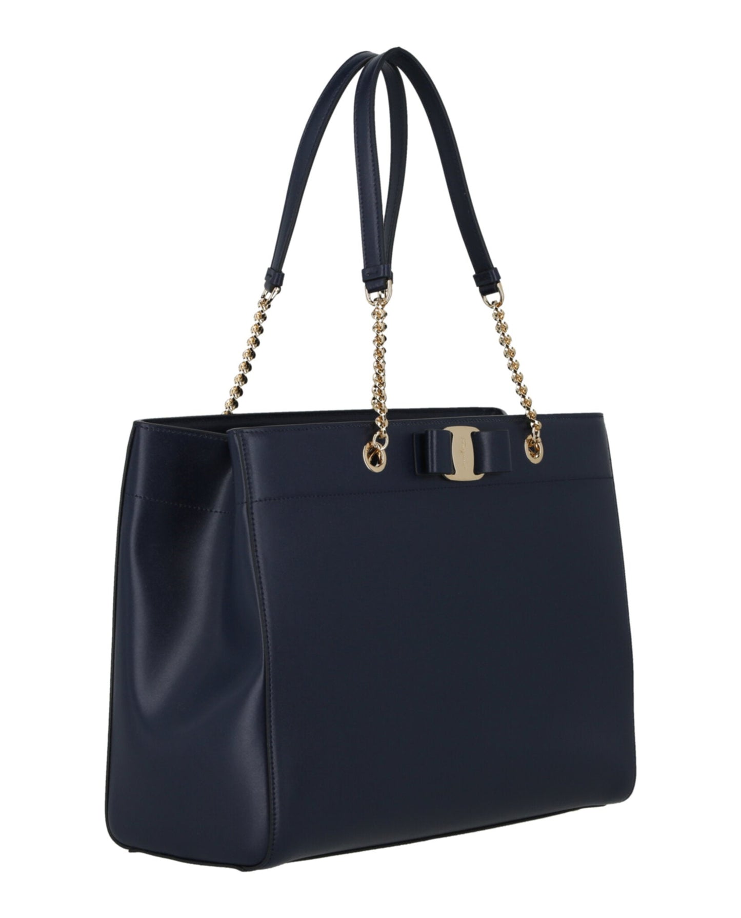 Ferragamo Vara Bow Smooth Leather Tote Womens 21H500-753249