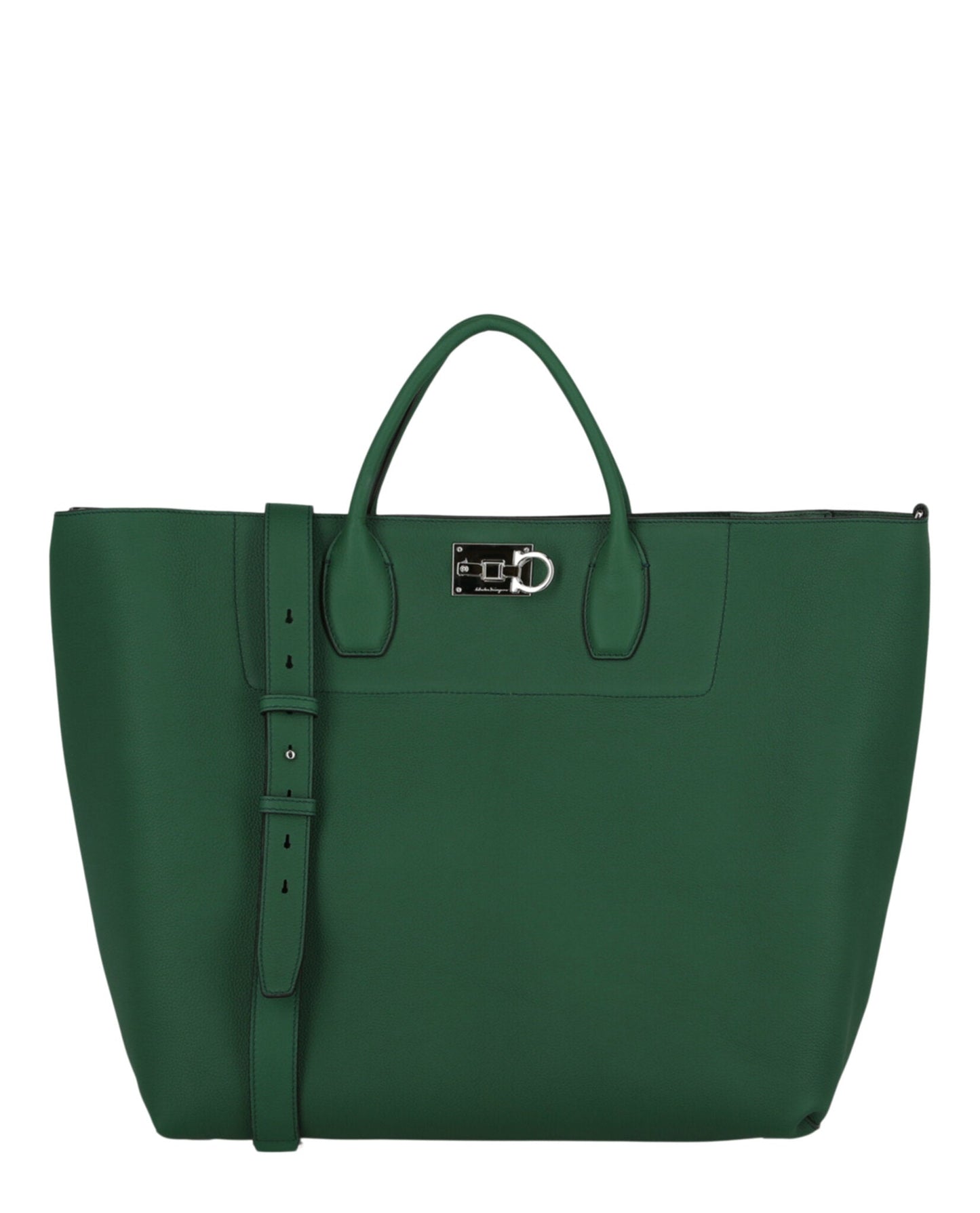 Ferragamo The Studio Large Leather Tote Womens 241124-756834