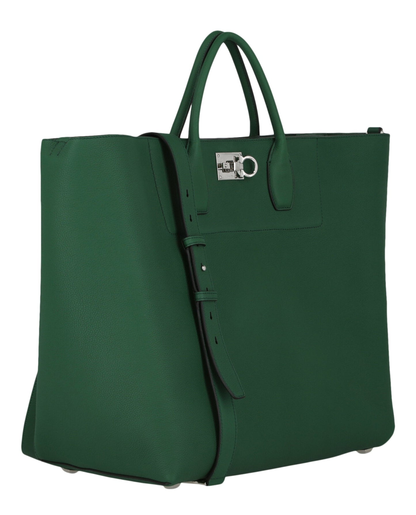 Ferragamo The Studio Large Leather Tote Womens 241124-756834