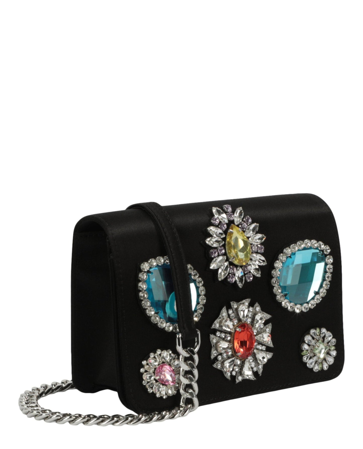 Moschino Bejeweled Crossbody Bag Womens 7580-8220-6555