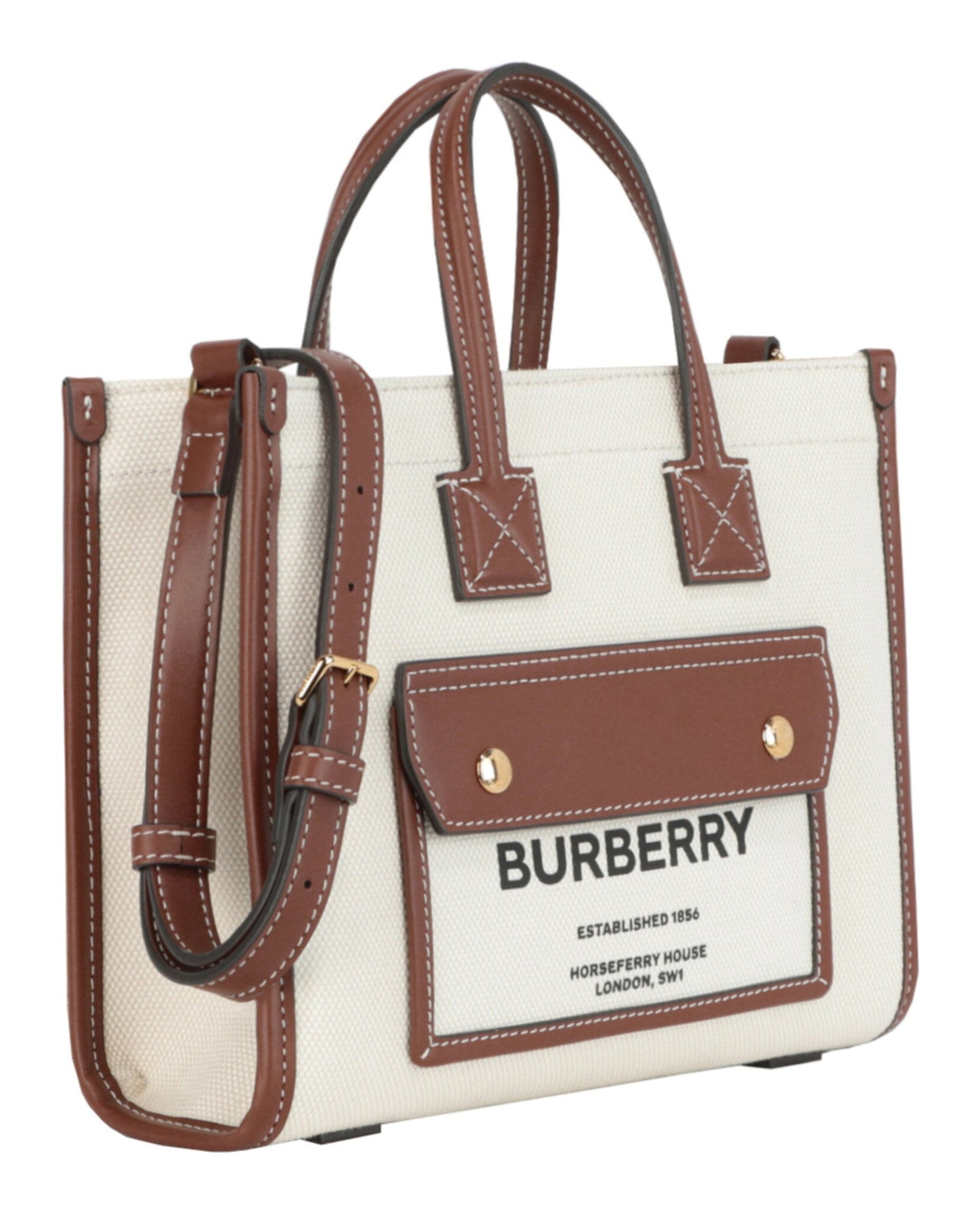 Burberry Small Freya Tote Womens 8044143