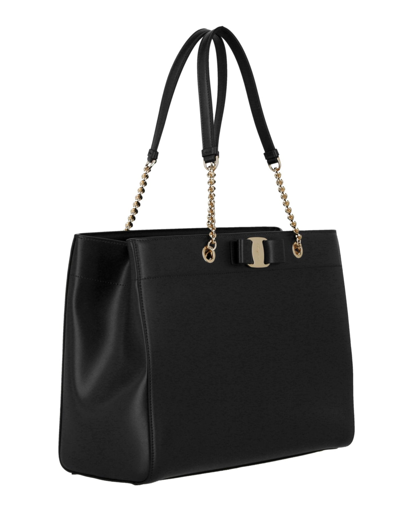 Ferragamo Vara Bow Smooth Leather Tote Womens 21H500-753248