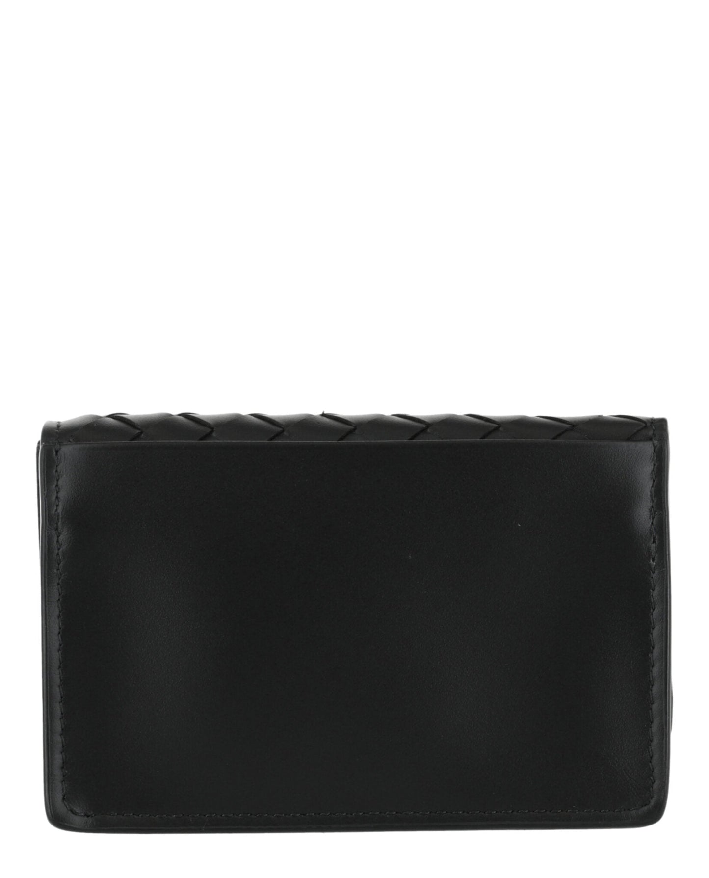 Bottega Veneta Intrecciato Flap Business Card Wallet Mens 529121-V4651-1000
