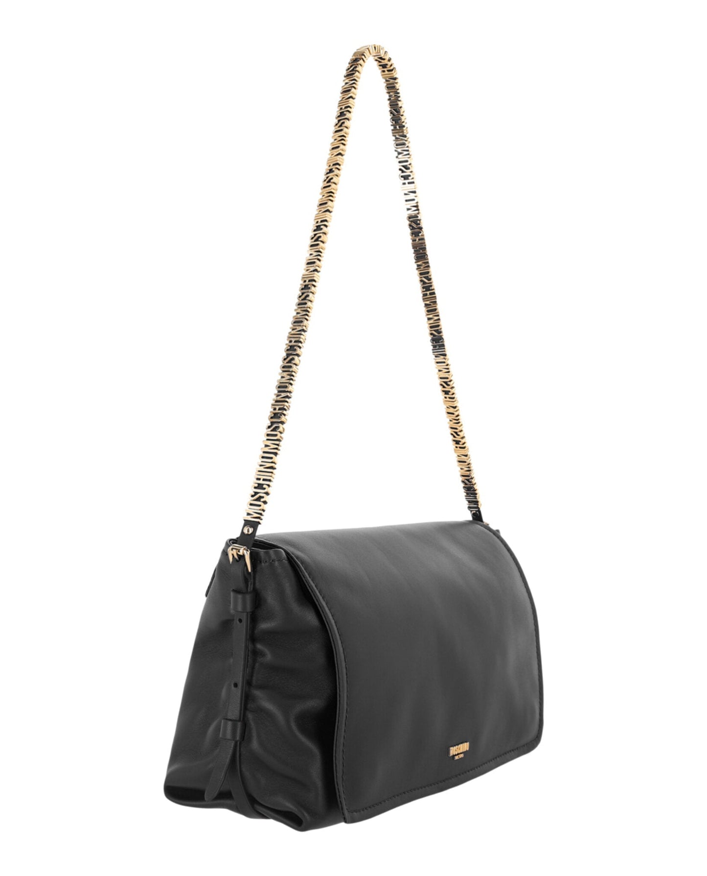 Moschino Logo-Lettering Crossbody Bag Womens 7551-8002-1555