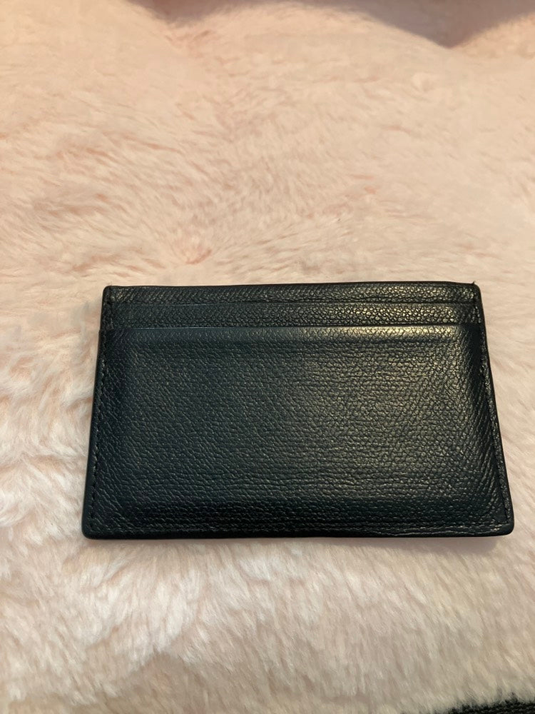 Chanel Black Leather Card Holder