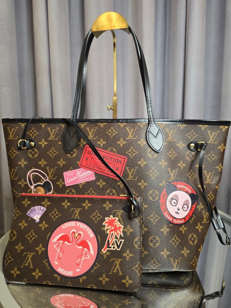 Louis Vuitton Neverfull World Tour Monogram Canvas Tote Bag