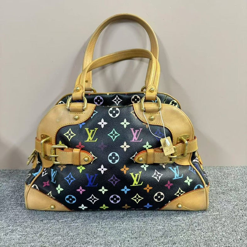 Louis Vuitton Black Multicolor Monogram Beverly MM Shoulder Bag