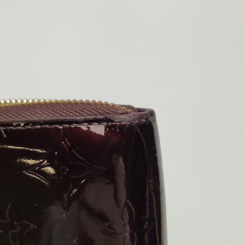 Louis Vuitton Monogram Vernis Zippy Wallet Amarante