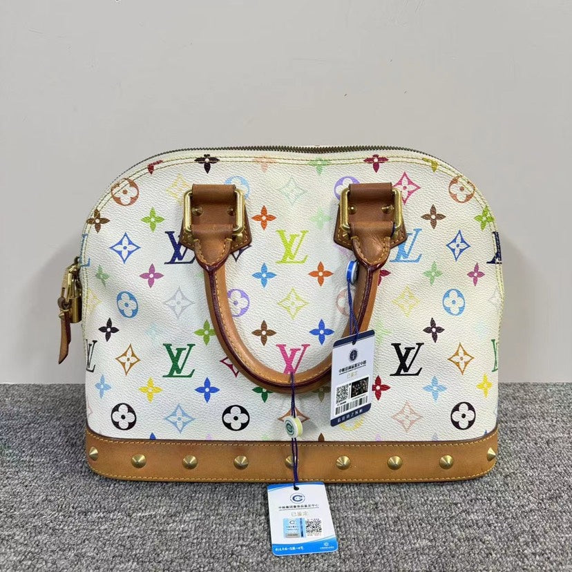 Louis Vuitton Alma Multicolor Handbag