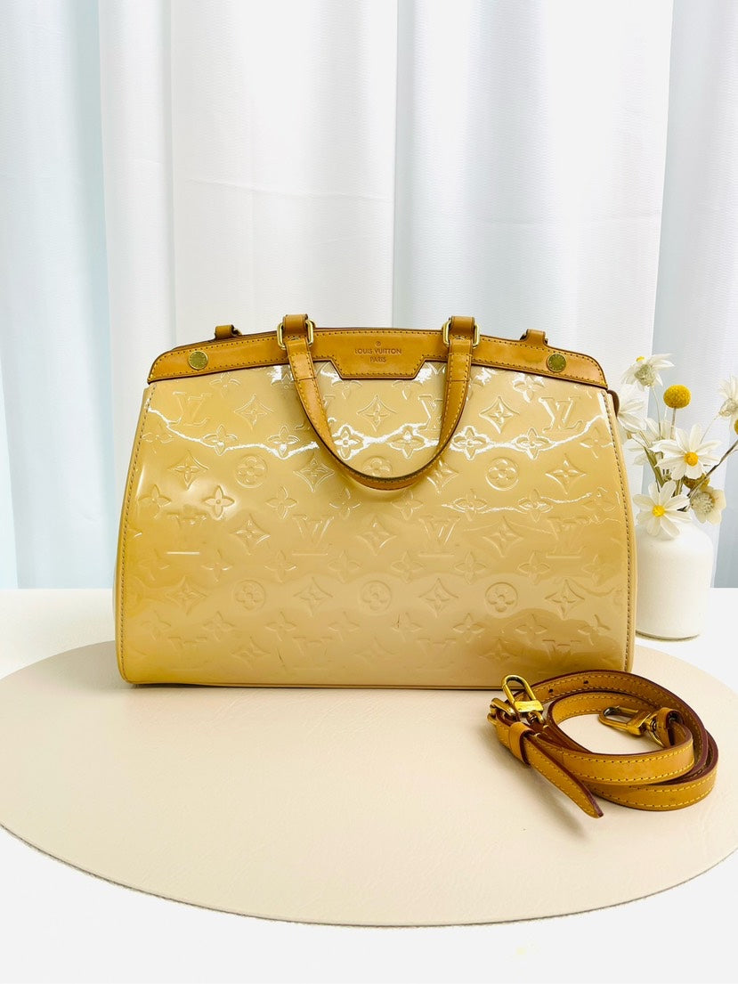 Louis Vuitton Brea Beige Handbag 2013