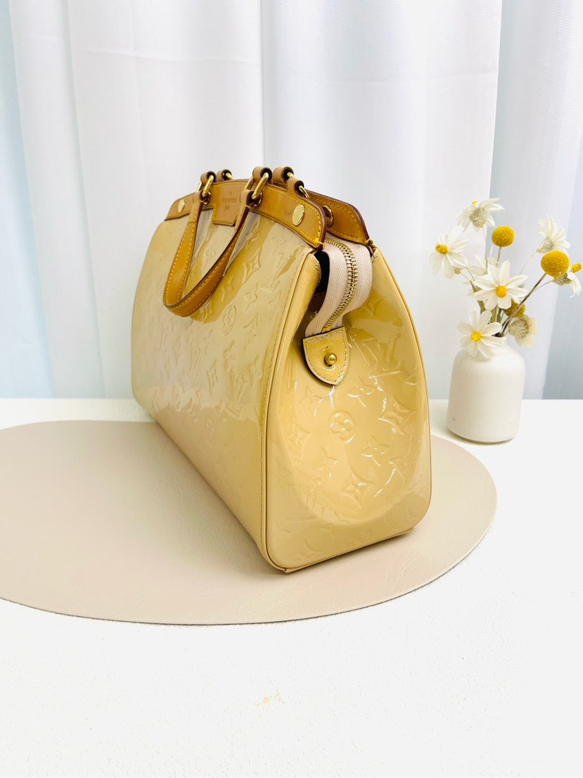 Louis Vuitton Brea Beige Handbag 2013