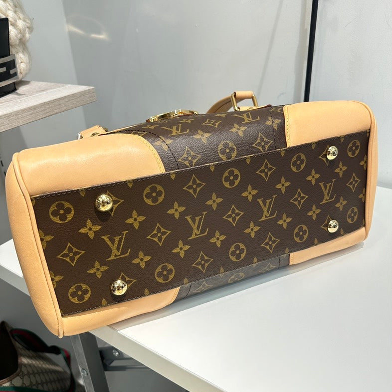 Louis Vuitton Beverly GM Monogram Shoulder Bag Brown
