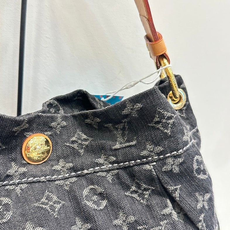 Louis Vuitton Denim Daily PM Black Shoulder Bag -