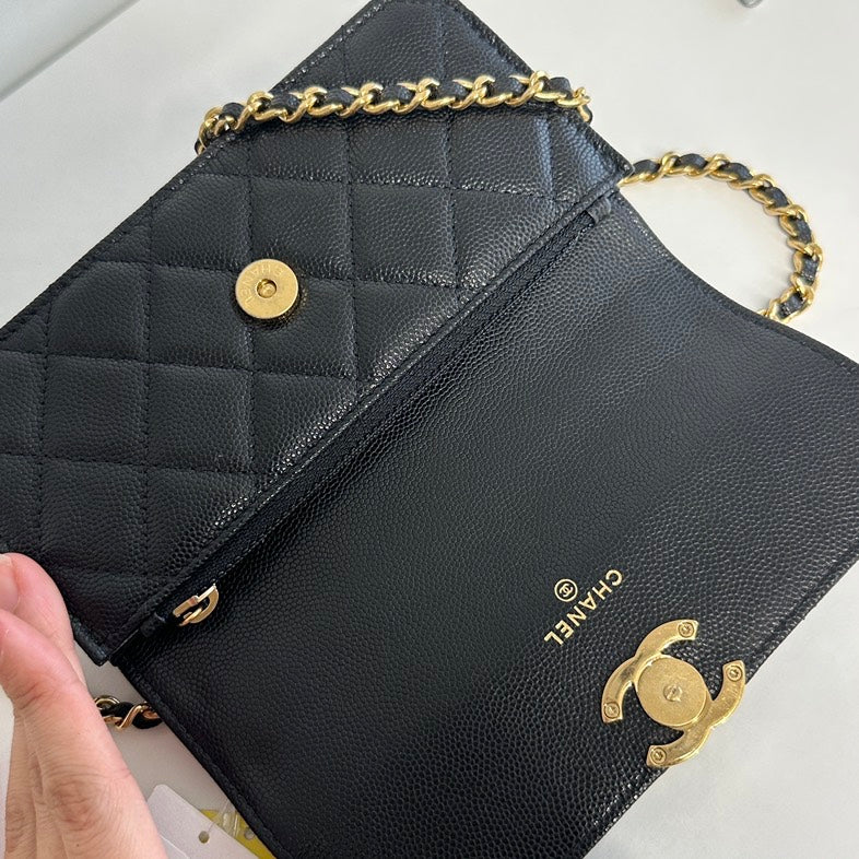 Chanel Classic Black Chain Shoulder Bag