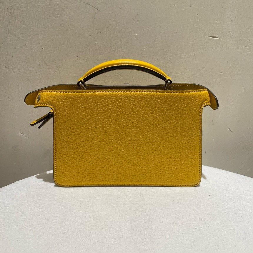 Fendi Peekaboo ISeeU XCross Yellow Small Crossbody Bag