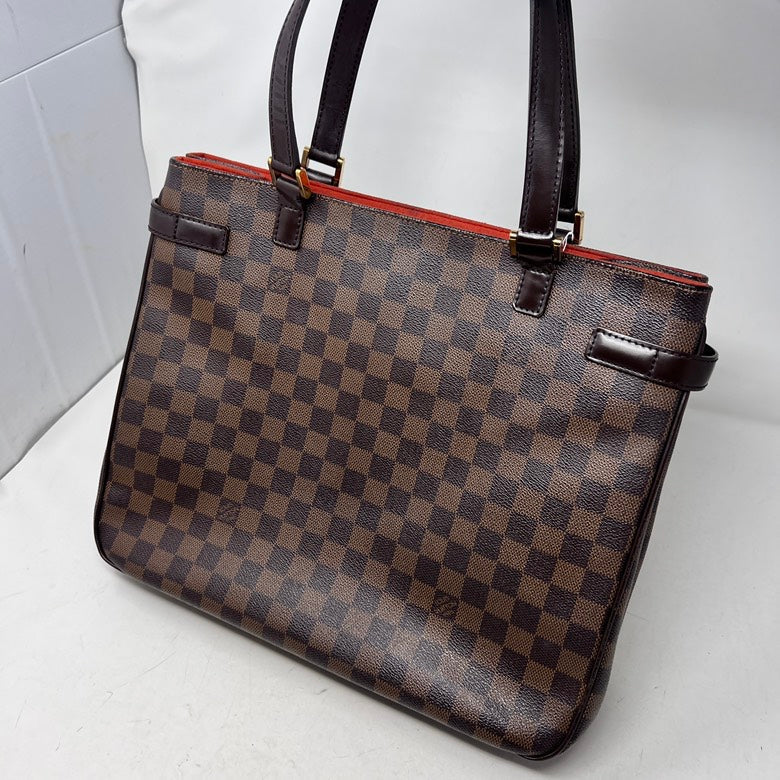 Preloved Louis Vuitton Damier Ebene Canvas Tote Bag AF638
