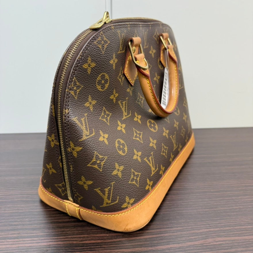 Preloved Louis Vuitton Monogram Alma PM Handbag Brown Top Handle Bag LB110017