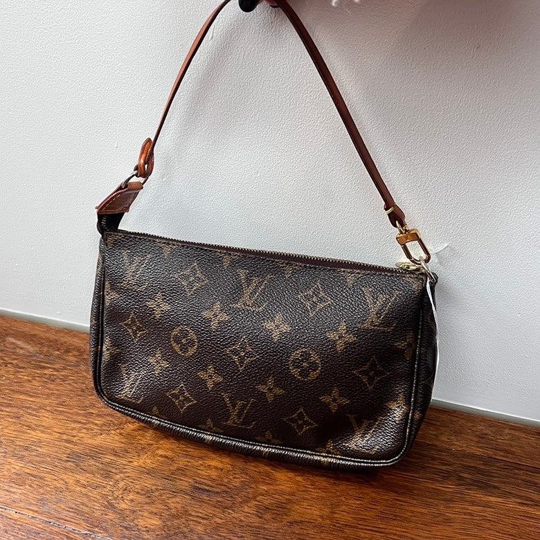 Louis Vuitton Monogram Leather Handbag AF656 in Brown - Shoulder Bag