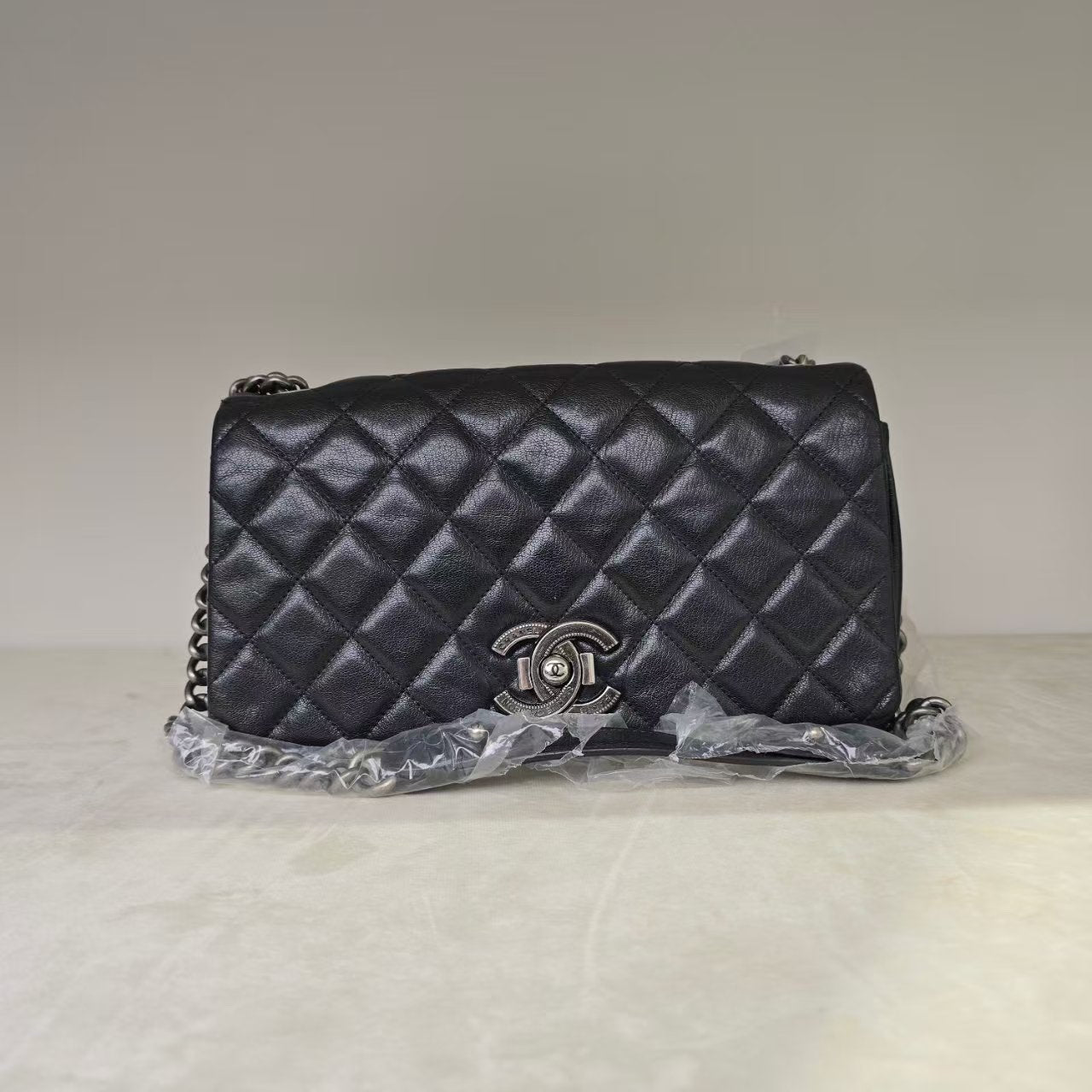 Chanel Classic Black Quilted Leather Shoulder Bag